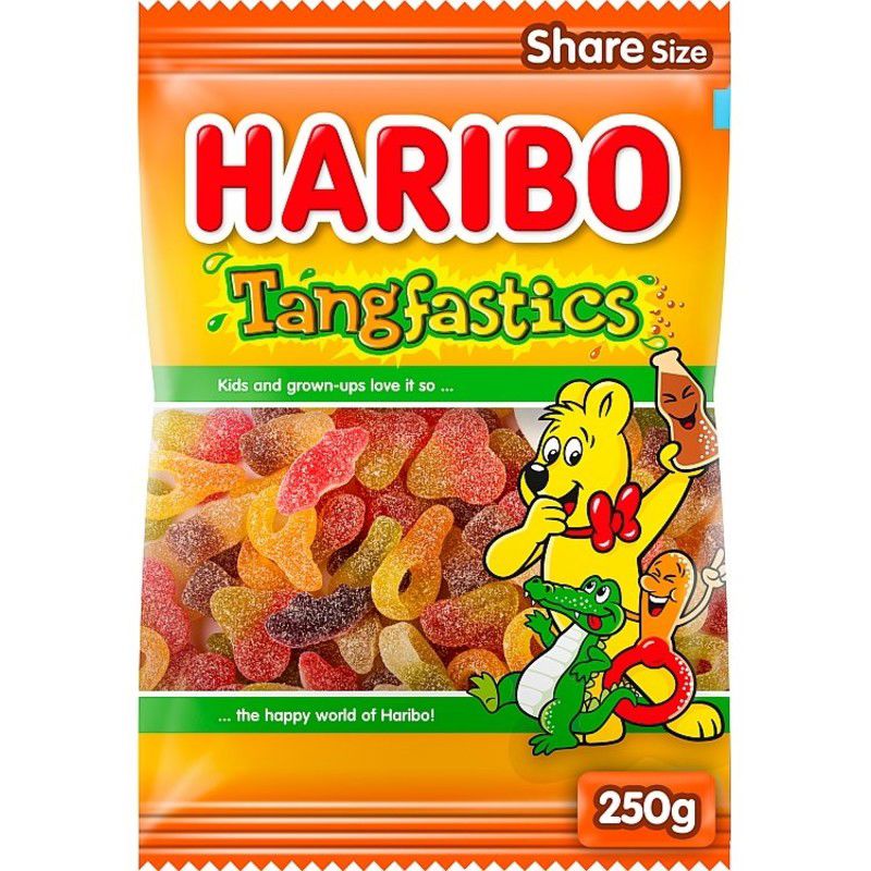 哈瑞寶(Haribo)哈瑞寶現(xiàn)貨荷蘭燦烈酸粉糖果綜合果味可樂味酸爽甜軟糖250g 哈瑞寶酸爽果味可樂味糖