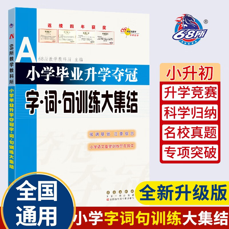 小学毕业升学夺冠字词句训练大集结