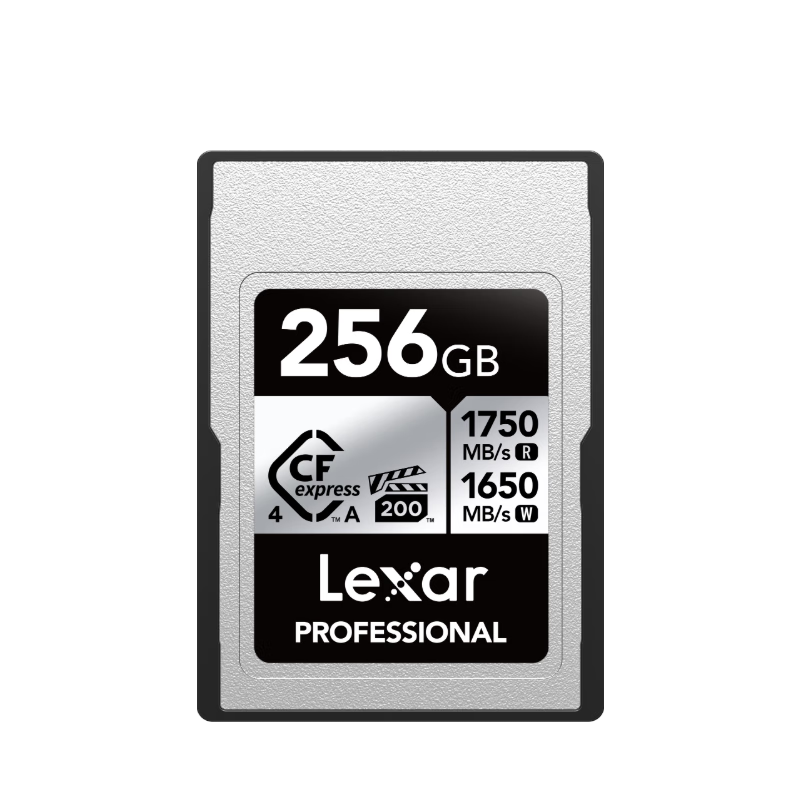 ׿ɳLexar256GB Cfexpress Type A洢 VPG200 8K¼ 1750MB/s רcfa 4.0 (SILVER)