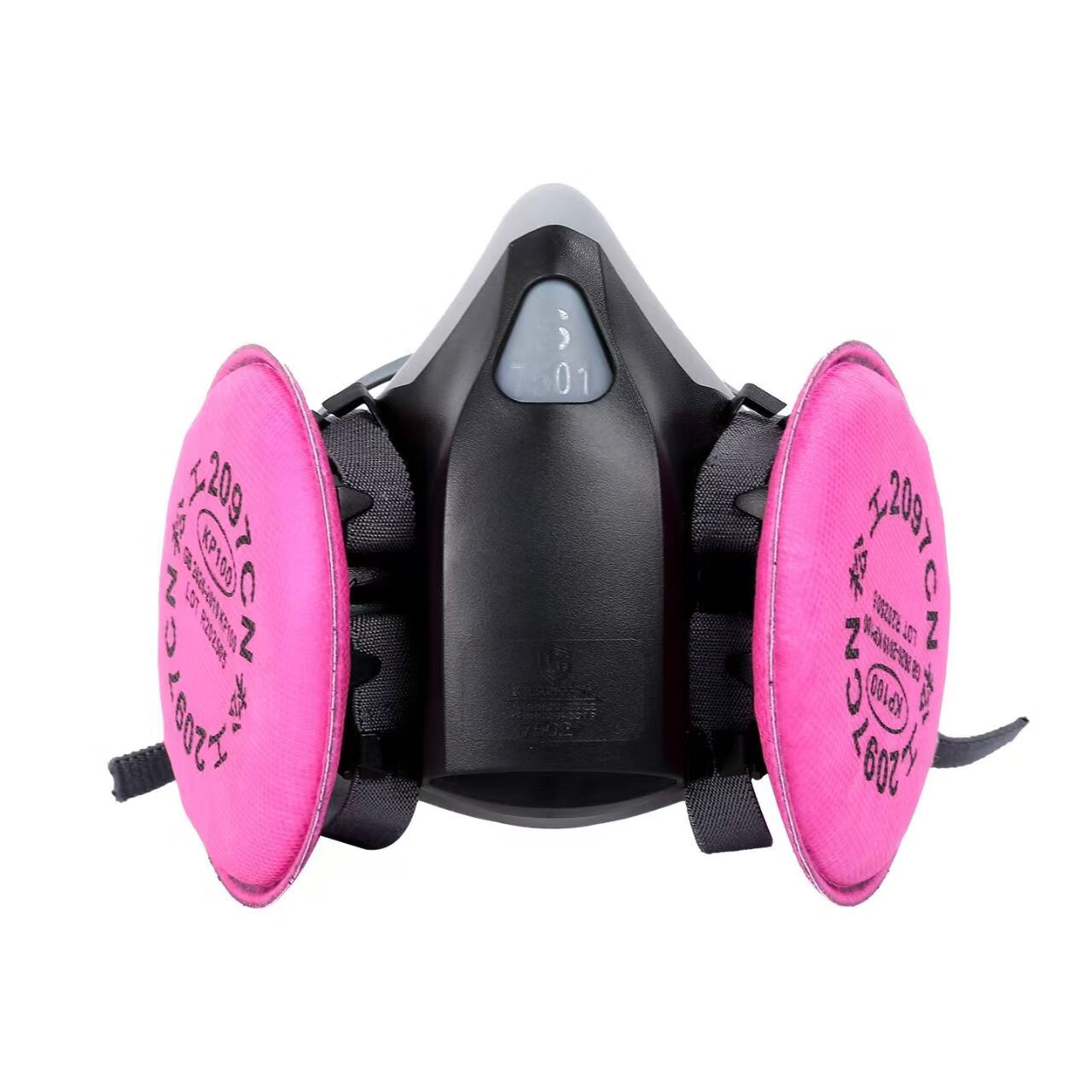 松工（songgong）7502硅胶防尘口罩重度粉尘油烟2097活性炭焊工专用口罩矿工加强版 7502口罩主体 5对2091滤棉