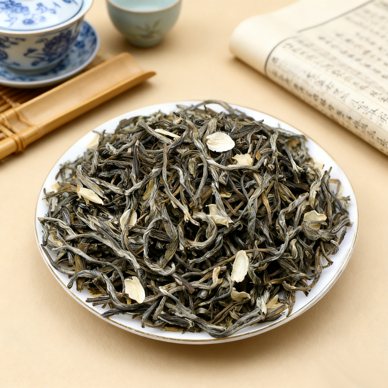 衡峰广西横县产茉莉花茶茉莉白毫茉莉绿茶 花香清逸 2025年新茶叶袋装 【100克】100克*1袋