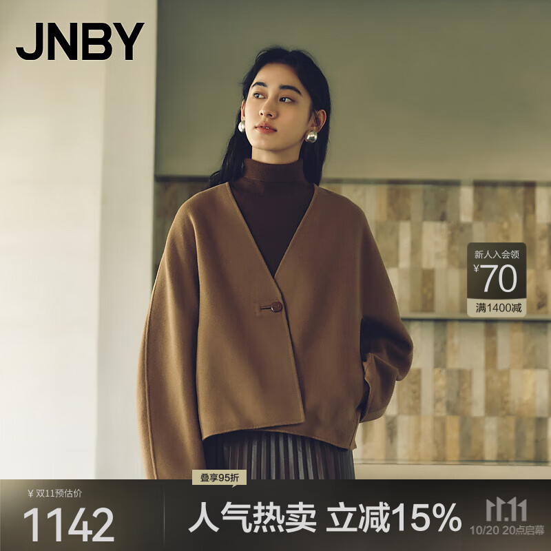 JNBY/ϲ¡100%ëﶬ˫ëؼпŮ5O0810640 281/ؿ S