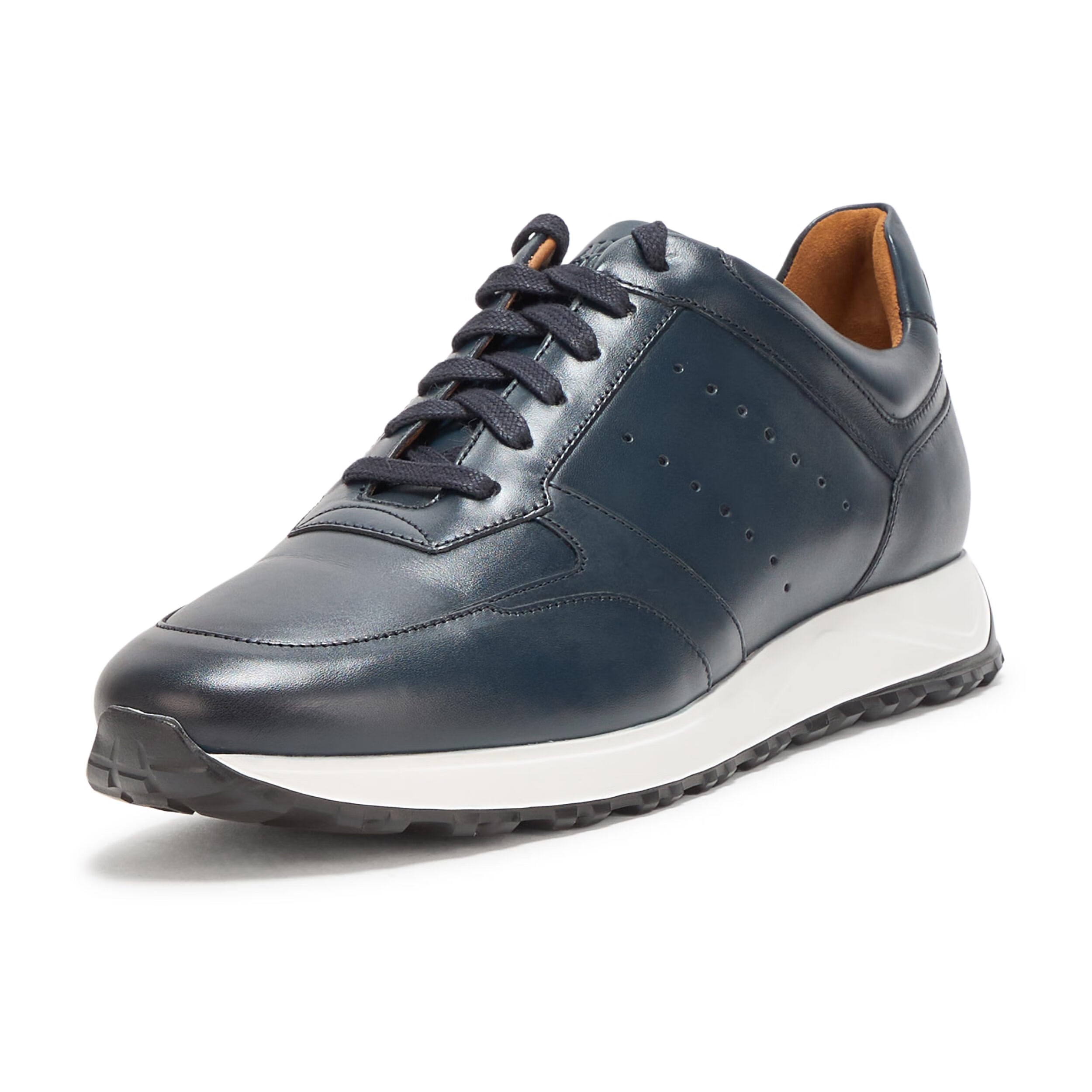 Allen Edmonds 男式 Everett 运动鞋, 海军蓝, 12 海军蓝 12