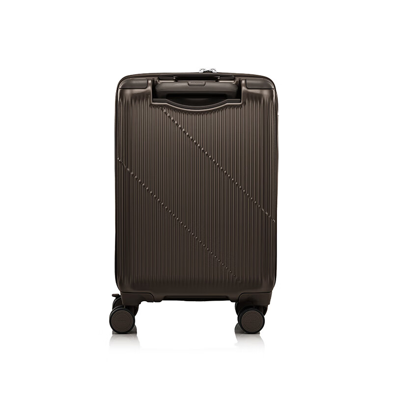 美旅（AMERICAN TOURISTER）新款时尚拉杆箱20英寸登机箱密码锁行李箱可扩展UI3 咖啡棕 20英寸