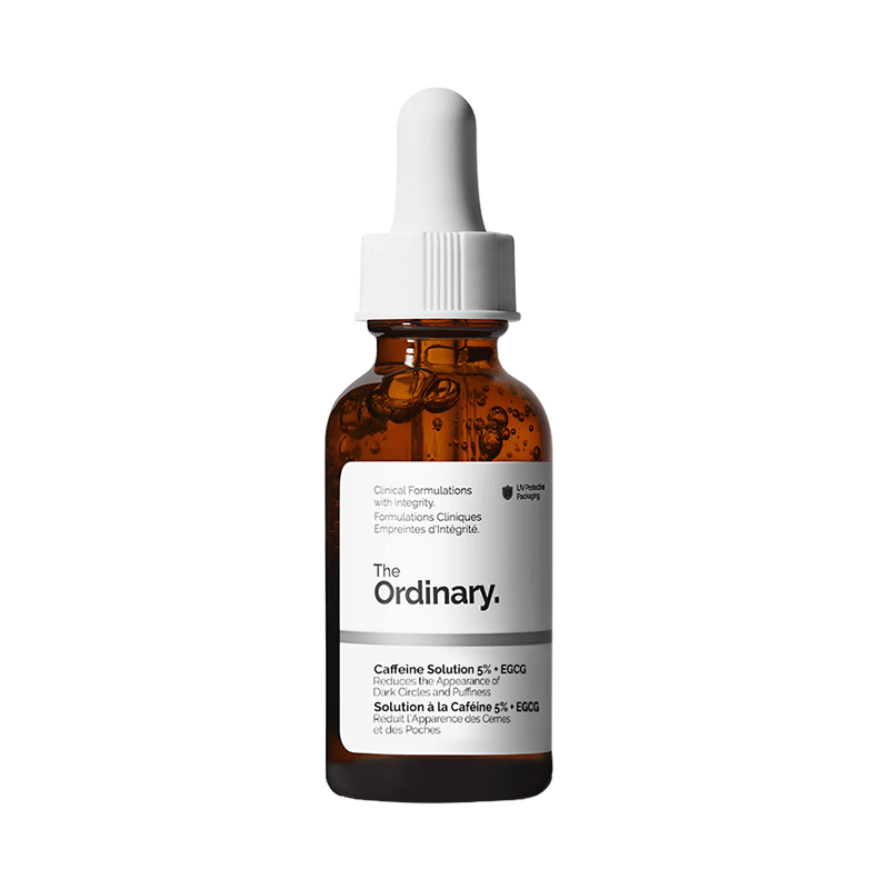 THE ORDINARY5%咖啡因眼霜眼部护肤精华30ml淡化黑眼圈提亮消肿男女生日礼物