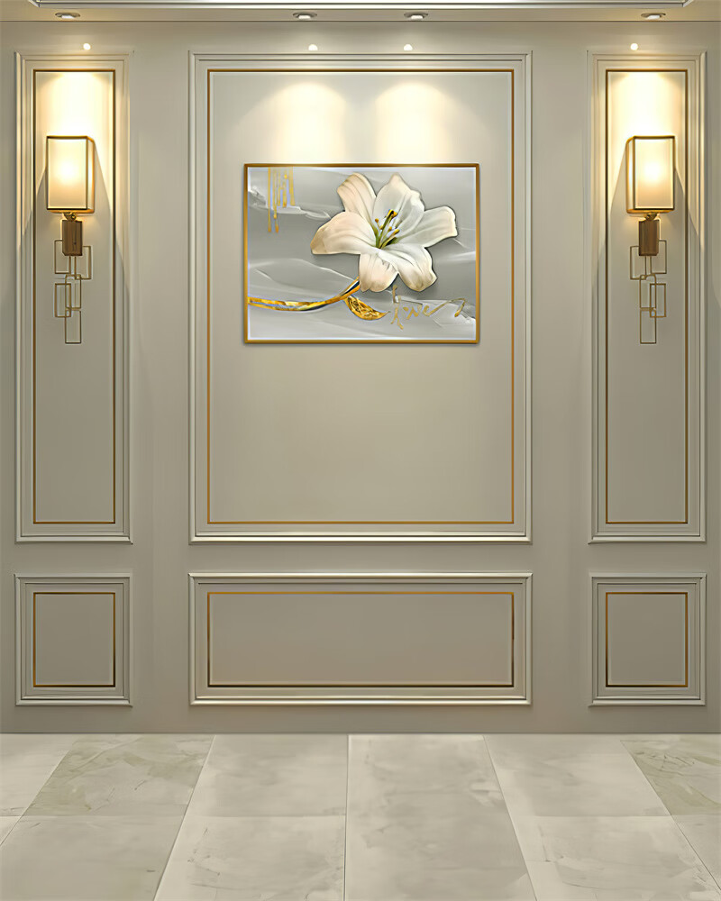 子木雅居  服装直播间背景墙网红酒店风女装主播3d立体轻奢直播背景布