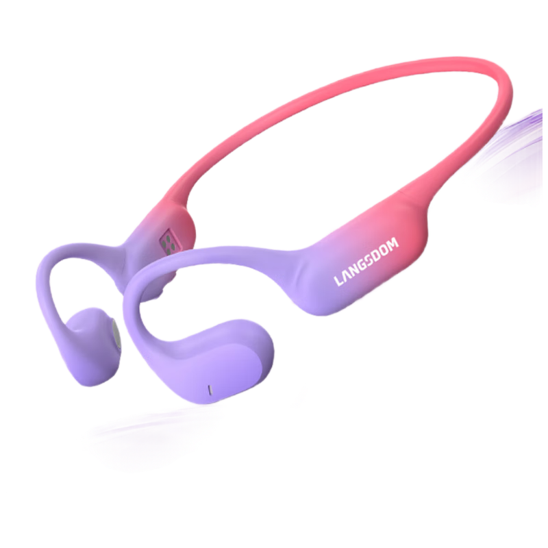 兰士顿后挂式不入耳运动耳机.AirWave Pro(BE19).流光紫