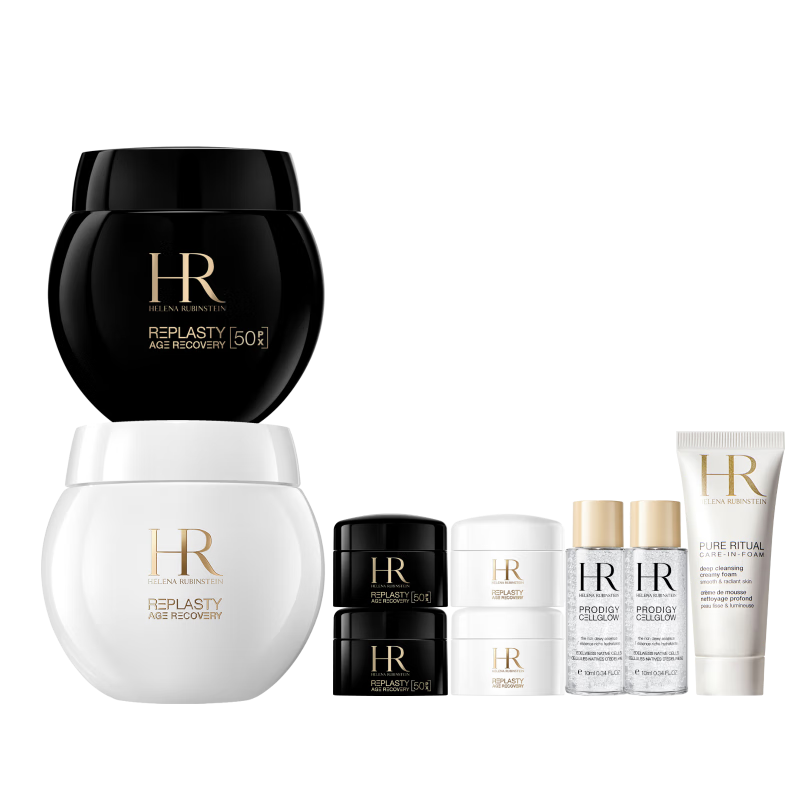 赫莲娜[采销直播间]HR黑绷带50PX面霜15ml+白绷带15ml化妆品护肤品礼盒