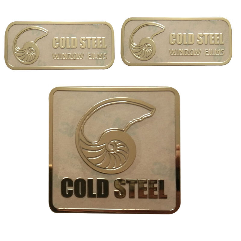 丽田原厂酷思迪logo贴太阳膜金属标标志侧窗玻璃贴高端汽车车窗车贴