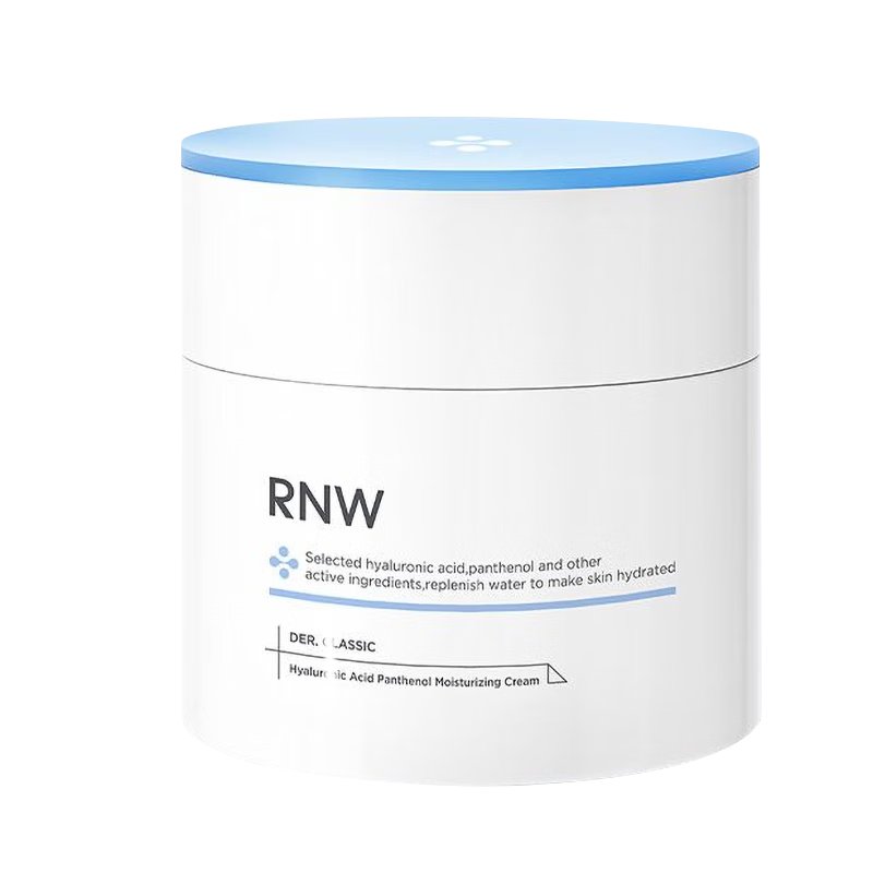 RNW面霜保湿滋润补水女修复霜干皮紧致抗皱抗氧大白罐提亮男士护肤品 如薇玻尿酸抗皱面霜50g