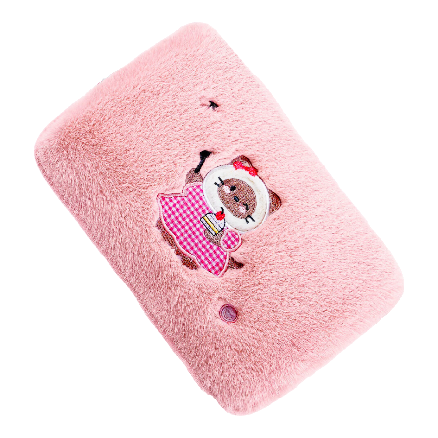 淘小沐仿兔毛电热水袋国标充电款安全防爆大容量暖被暖脚 【柔软牛奶绒】颜色随机