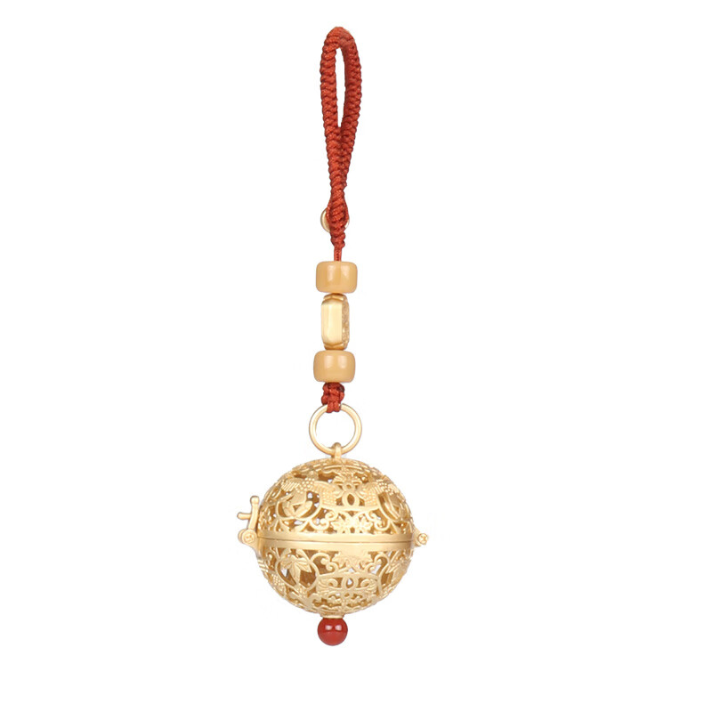 陕西歴史博物館陕西历史博物馆文创蛇年限定款小香囊挂件钥匙扣车载香囊教师礼物 小香囊金色款挂件