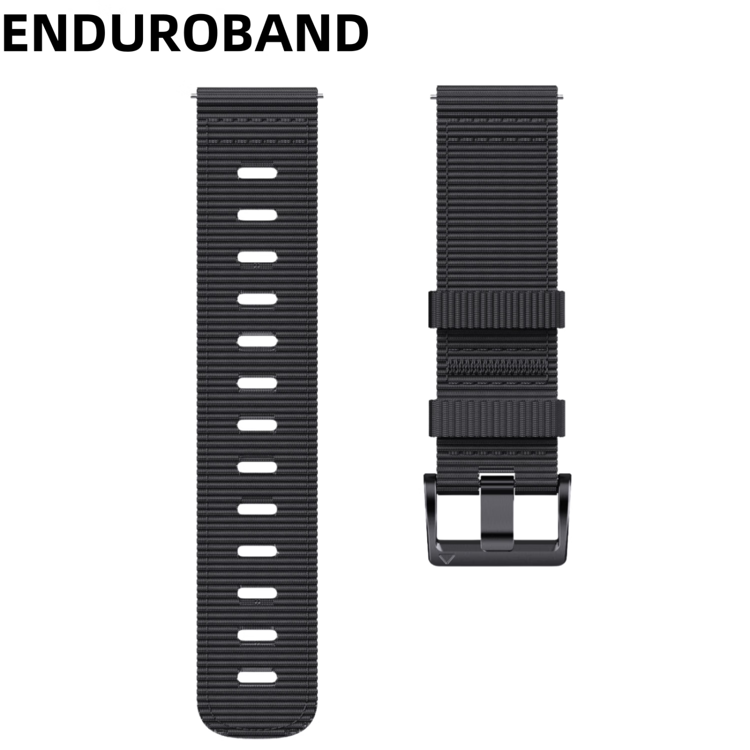 ENDUROBAND适用佳明Garmin手表表带 适配255/265/965/745/venu3/2原装战术尼龙快拆表带 黑色 佳明255/265/965 京东折扣/优惠券