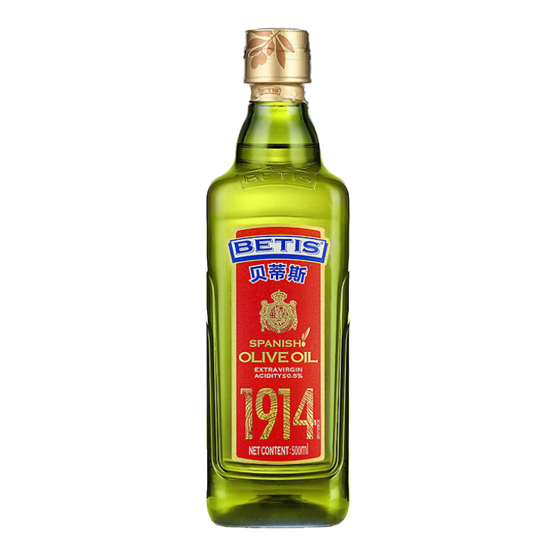貝蒂斯（BETIS）【保真橄欖油】特級初榨橄欖油 500ml/瓶 西班牙原瓶原裝進口