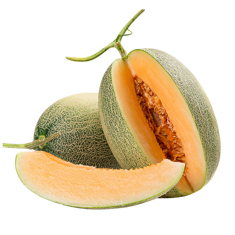 京鲜生 海南哈密瓜西州蜜 净重4.5-5斤 2粒装 单果2.3斤起 源头直发包邮