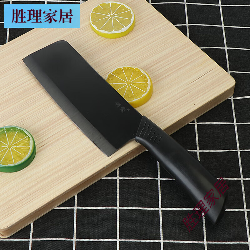 利瓷陶瓷菜刀镜面黑刀陶瓷菜刀亮黑镜面工艺黑刃陶瓷刀锋利不生锈 6寸斜口镜面黑刃菜刀 60°以上 15.2cm 115mm