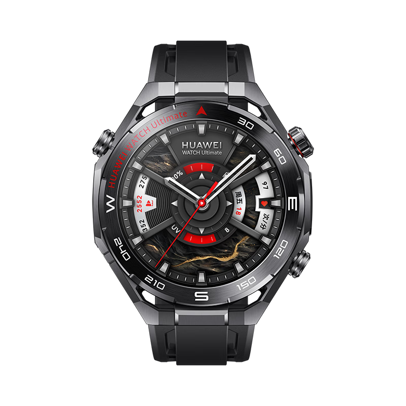 HUAWEI WATCH Ultimate 2 非凡探索 苍穹黑 150米深潜科技 海豚声呐通信 北斗卫星语音消息 华为智能手表