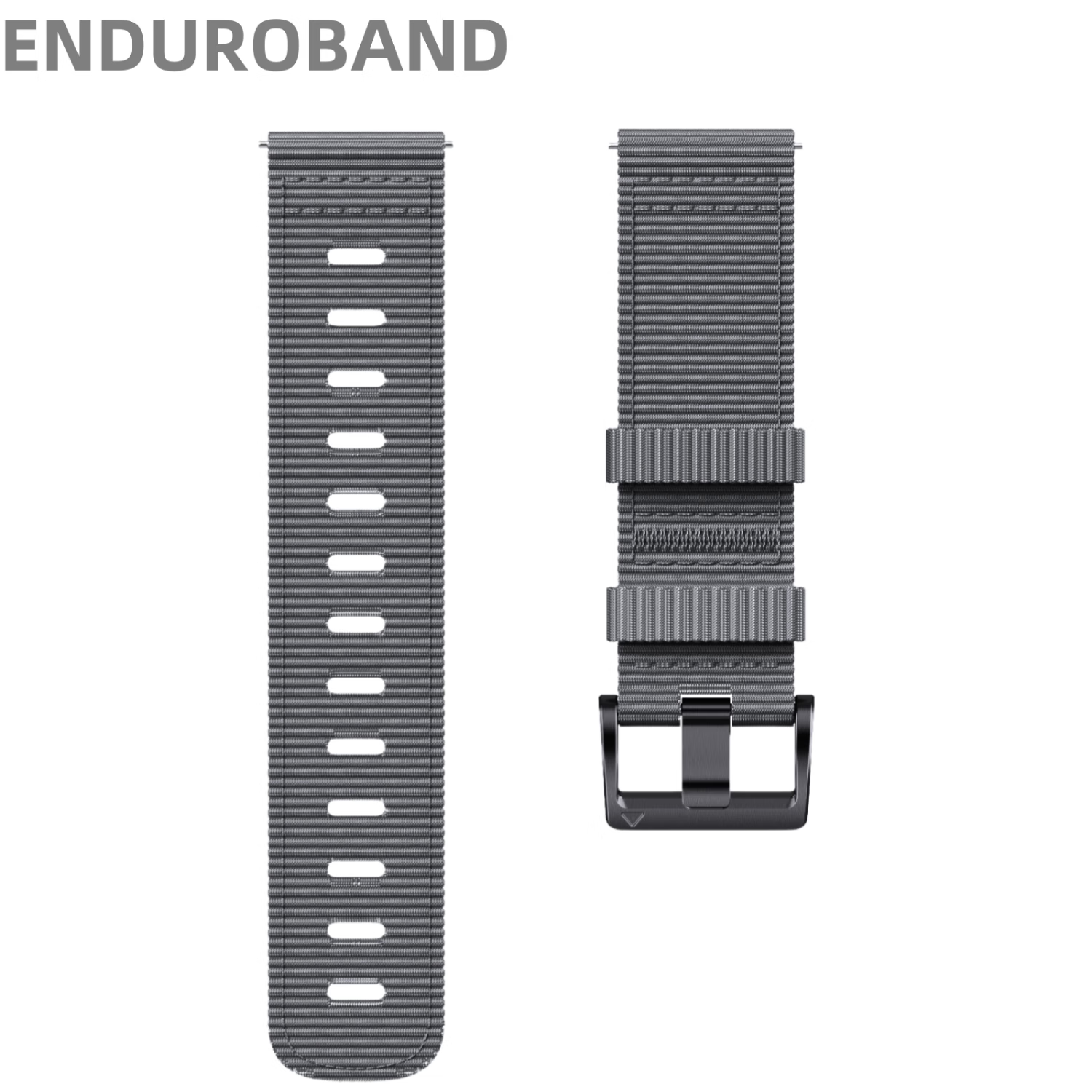ENDUROBAND适用佳明Garmin手表表带 适配255/265/965/745/venu3/2原装战术尼龙快拆表带 灰色 佳明venu3/venu2【22,mm】
