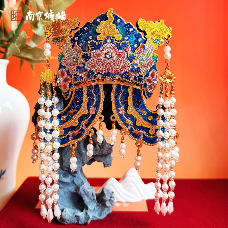 语森忆南京城墙凤冠冰箱贴文创朱元璋马皇后国风创意冰箱贴博物馆伴手礼 马皇后的凤冠_礼盒装