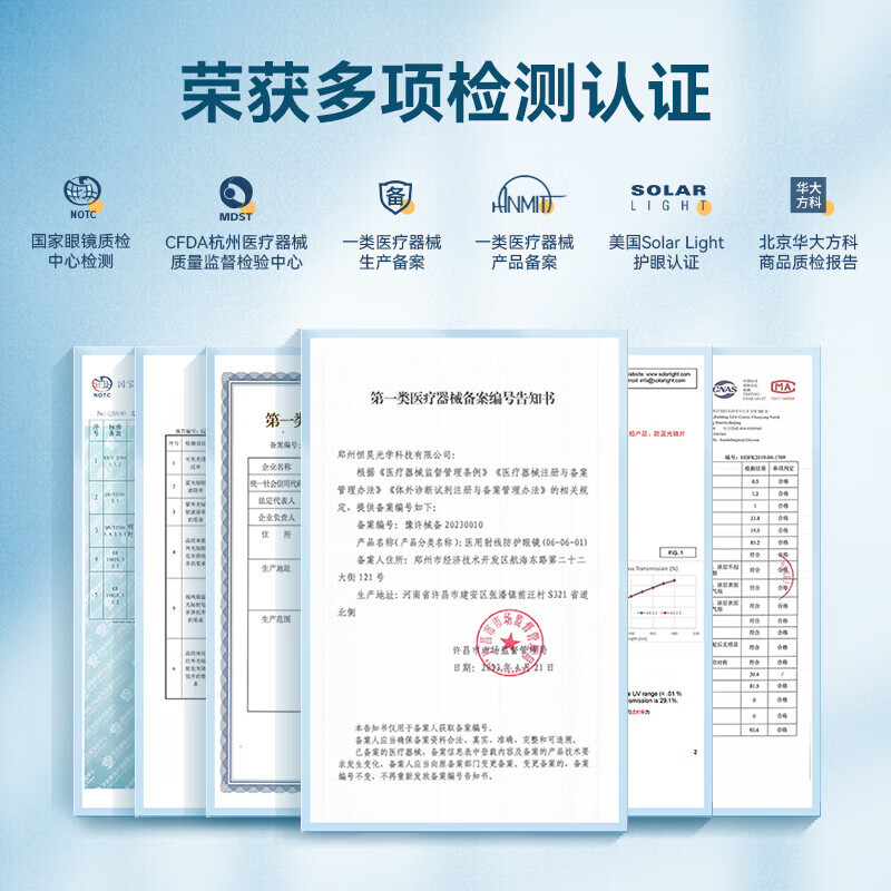 0度（PERFECTSIGHT）稀土六防蓝光防辐射眼镜抗疲劳看电脑手机专用平光护目镜99%女男 稀土六防镜片B6013-C1黑 镜宽137mm 无度数（稀土平光镜片）