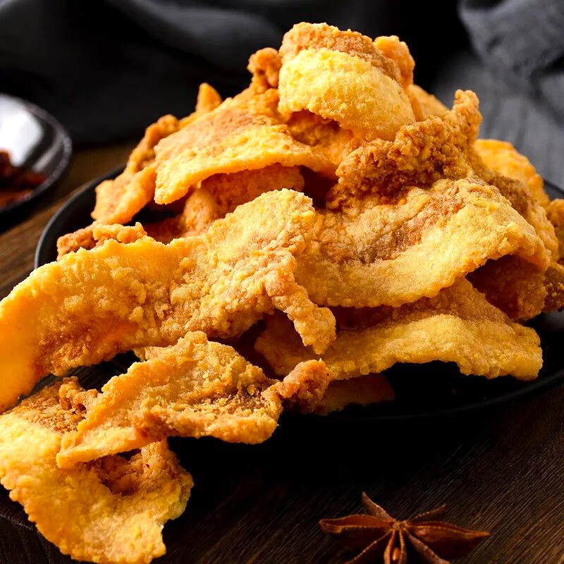 不多言猪油渣零食香酥脆皮五花肉粕脂青岛特产脆哨即食网红小吃休闲食品 【3包/150g】原味*1包+烧烤味*1包+香辣味*1包