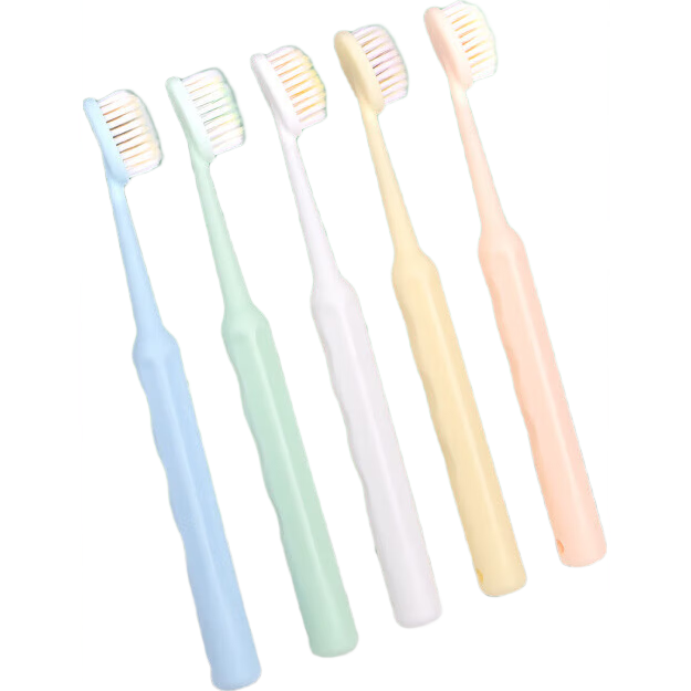 【胖DL同款】修洁大头凸面阶梯植毛罗马柱巨无霸牙刷成人家庭装 8850成人凸面牙刷-1卡(共) 5支