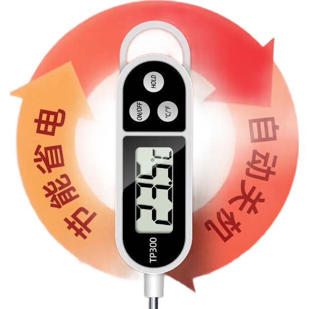 Ը߾ȳ̽ʽ¼Ƽˮ¼ʳƷ¼TP300ˮ ̽¶ȼơ1װ 9Ԫ