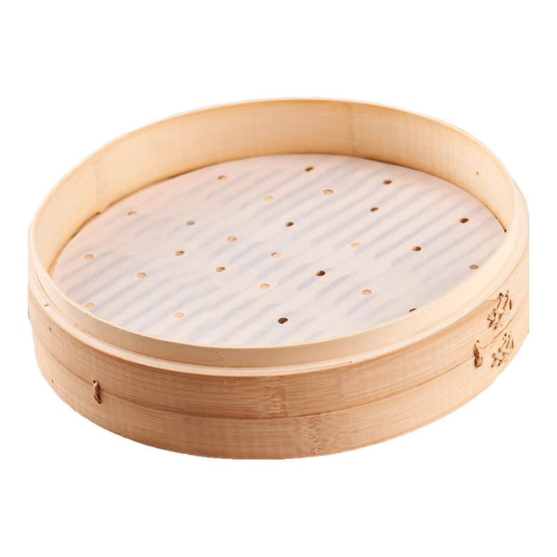 尚烤佳（Suncojia）尚烤佳圆形蒸笼纸一次性不粘屉布蒸锅纸空气炸锅硅油纸隔油纸烘焙 纸130张