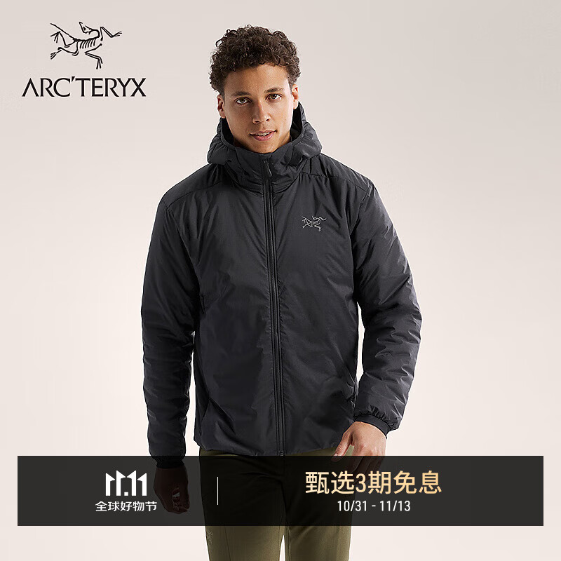 ARC&#039;TERYX始祖鸟 ATOM SV HOODY 男子 保暖棉服 Black/黑色 M