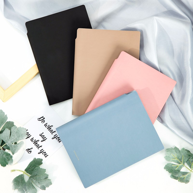 得力 delia5皮面本皮面笔记本子肤感笔记本子 学生记事本手账本会