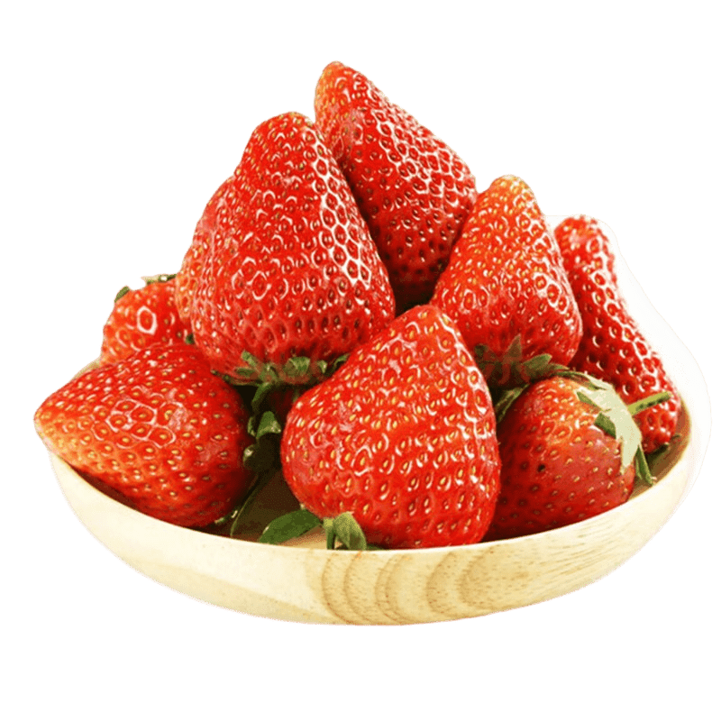 余悦四川奶油红颜草莓【JD顺丰-多地次日达】99奶油非丹东草莓送礼 带箱2.3斤【单果8-15g-净重1.8斤】送礼彩箱装