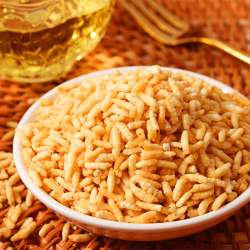 味滋源牛肉味炒米袋装香脆炒货地方特产 追剧解馋怀旧零食休闲零食 120g/袋 3袋装