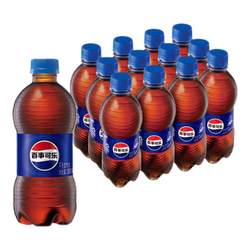 pepsi/���¿��� ԭζ���� ���� ƿװ 300ml *12ƿ 88.6Ԫ��5��(��17.72Ԫ/��)