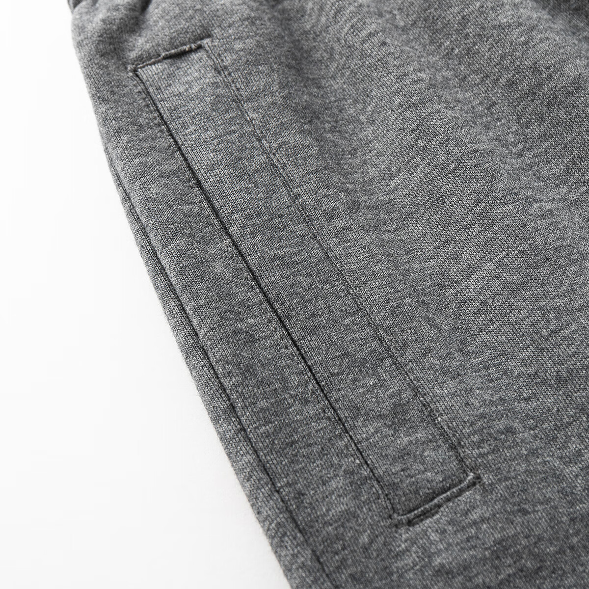 马骑顿针织长裤 深麻灰 165