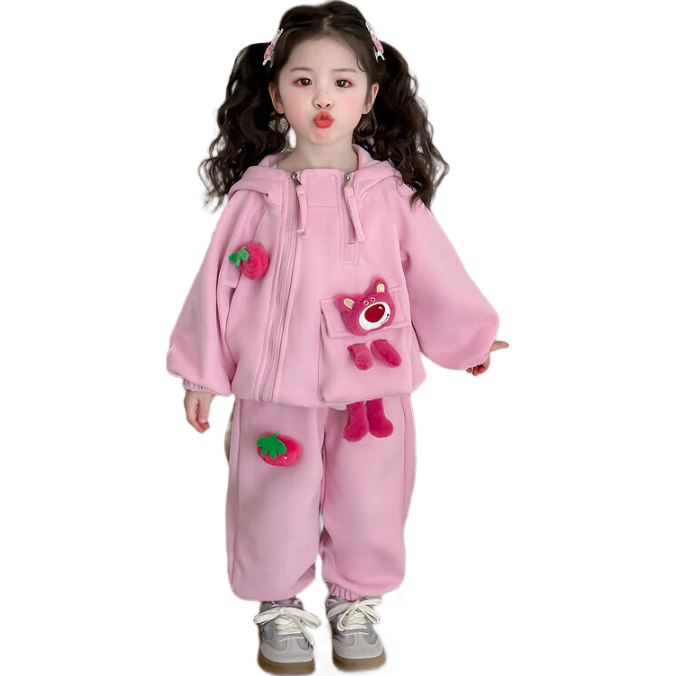 ���ڲ�����Ůͯ�＾��װ2025�¿�������ͯ�·�Ů��ݮ�ܴ����˶�СŮ�������� ��ɫ ���� 100 cm 78.3Ԫ