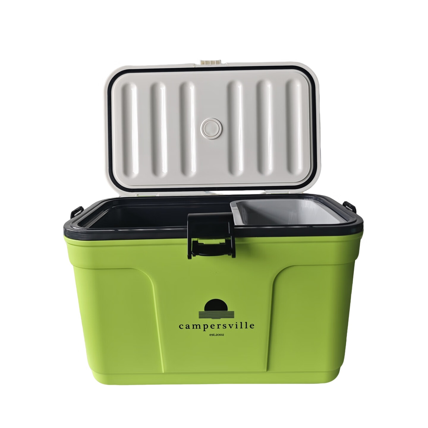 勘步者户外露营保温箱食品冷藏箱商用摆摊冰块冷冻箱车载海钓鱼箱13/24L 24L牛油果绿