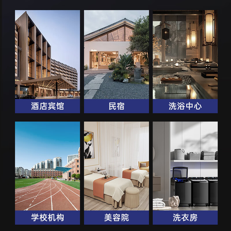 uspanda美国商用洗衣机80KG大容量全自动家用波轮大型工业酒店洗脱一体大物件风干 26KG标准款【LED大屏+四维减震】