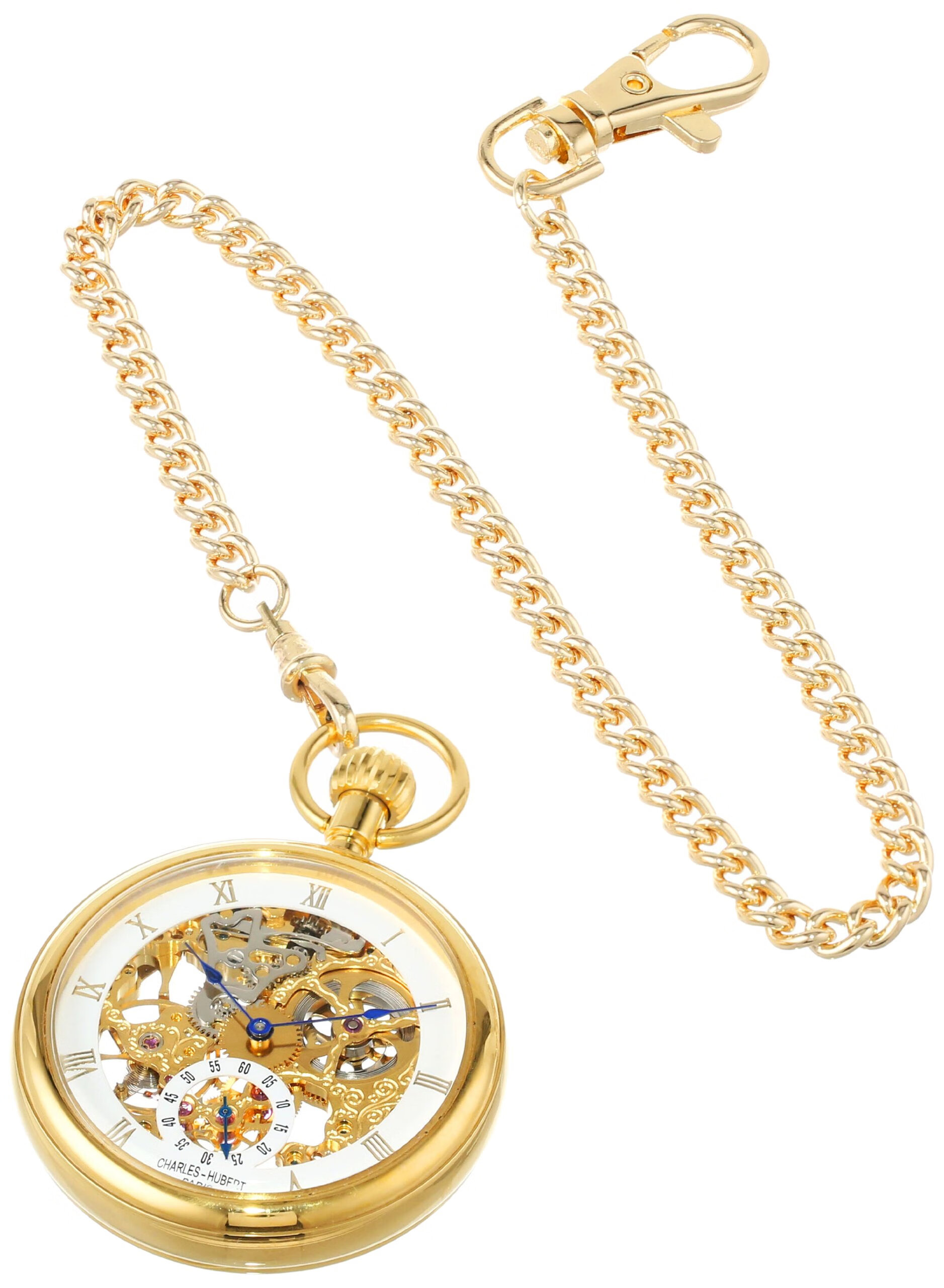 Charles-Hubert, ParisCharlesHubert Paris 女士机械怀表 罗马数字 gold 52.0*14.5*52.0 mm