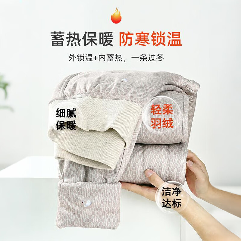 浪莎羽绒裤内胆女2025冬季新款内穿轻薄保暖防寒零下40度打底保暖棉裤 白鸭绒羽绒内胆 【抗寒零下40度】 M 【建议:96-110斤】