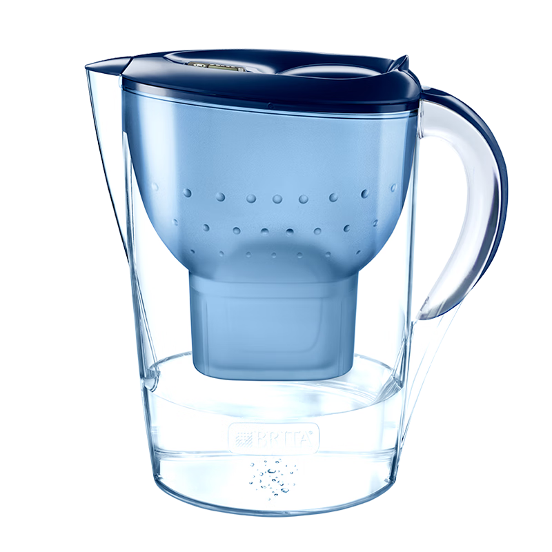 碧然德（BRITA）过滤净水器 家用滤水壶 净水壶 Marella 海洋系列+专家版滤芯12枚（含附件）