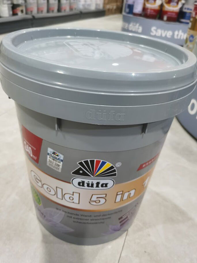 都芳（DUFA）都芳漆金裝五合一墻面漆凈味墻面漆無(wú)味水性乳膠漆18升 墻面漆無(wú)味水性乳膠漆18升