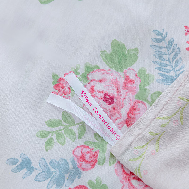 恒源祥 被套 纯棉被套A类100%新疆棉被罩单件亲肤裸睡宿舍单双人床品 花颜（40S全棉） 160*210cm（适合1.2米床）