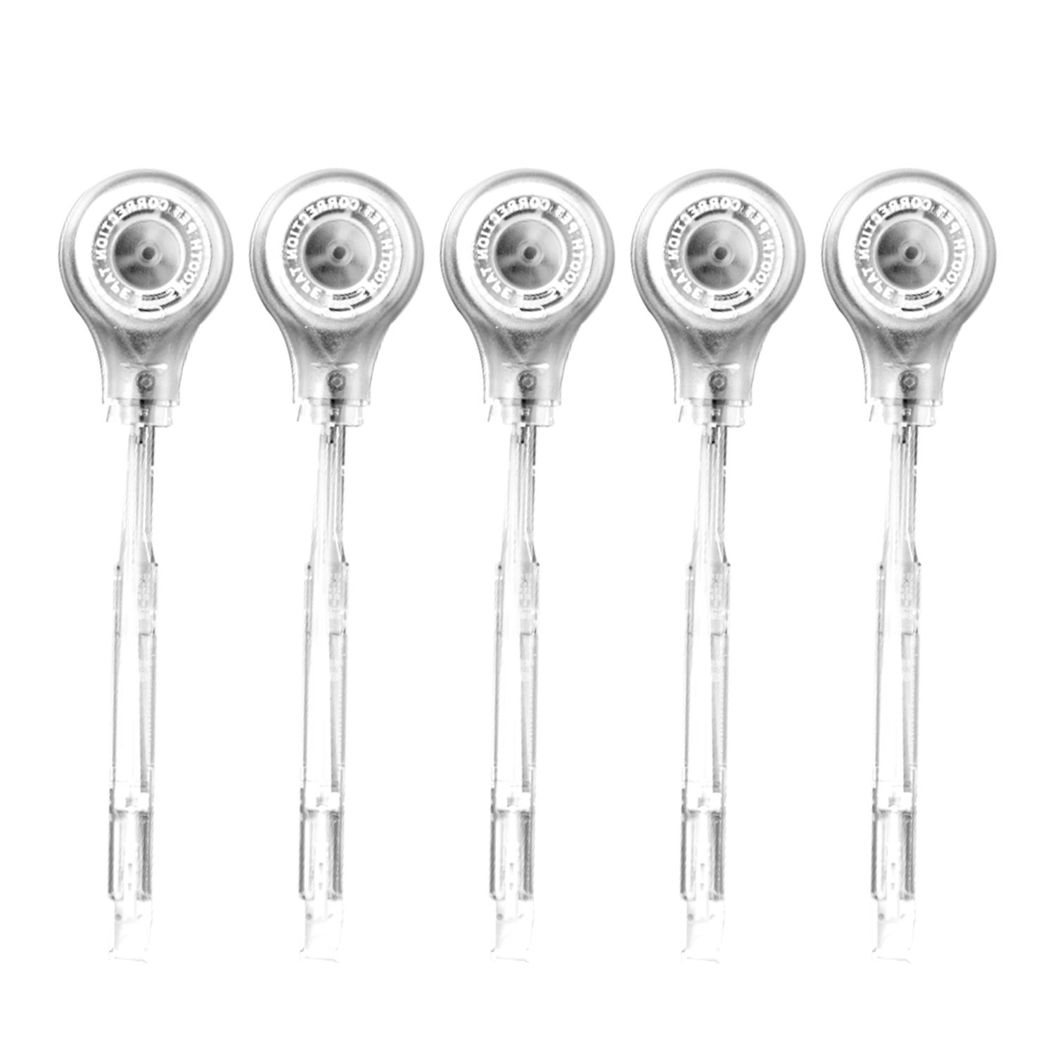 乐普升（LPS）修正带笔式涂改带可换替芯9189FR白5个替芯创意便携改正带共5支	