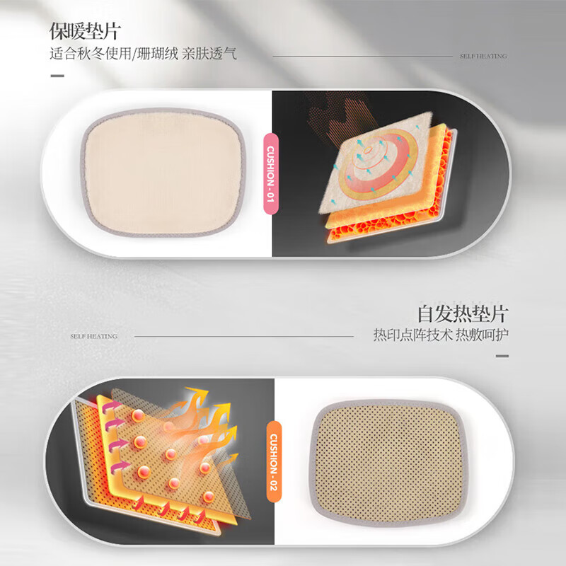 爱教授腰部按摩器腰部按摩仪热敷腹部腰椎多功能揉捏护腰带加热按摩腰带热灸暖腰酸疼 腰部支撑加热款 生日礼物女生母亲妈妈爸爸父亲男士女士老人高档礼品