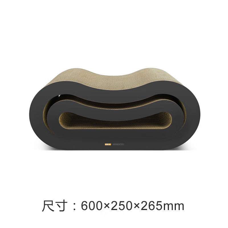 田田猫大型双层瓦楞纸猫抓板猫窝一体式自嗨解闷耐抓耐磨猫咪玩具 经典8字猫抓板2个套装