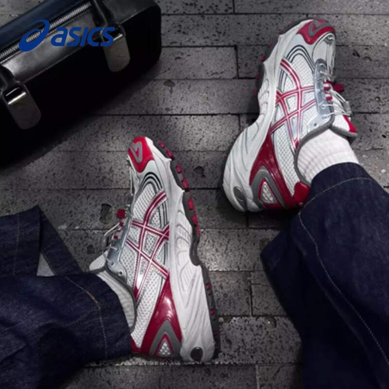 亚瑟士（asics）Gel-Kahana TR 户外机能减震防滑低帮生活休闲鞋 男女同款 1203A585-100【安克拉红】 37.5