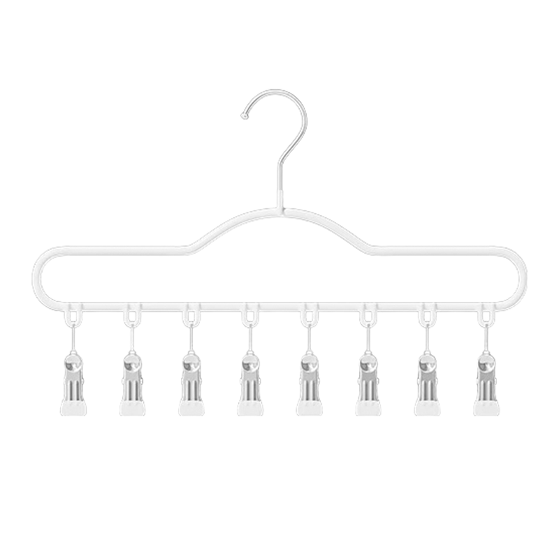 夢庭 衣架多頭晾衣夾曬襪子架襪夾襪架掛架內(nèi)衣架神器8夾