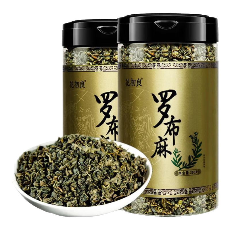 花初良羅布麻茶500g罐新疆養(yǎng)生茶新芽羅布麻葉芽養(yǎng)生茶 羅布麻 250g*1罐