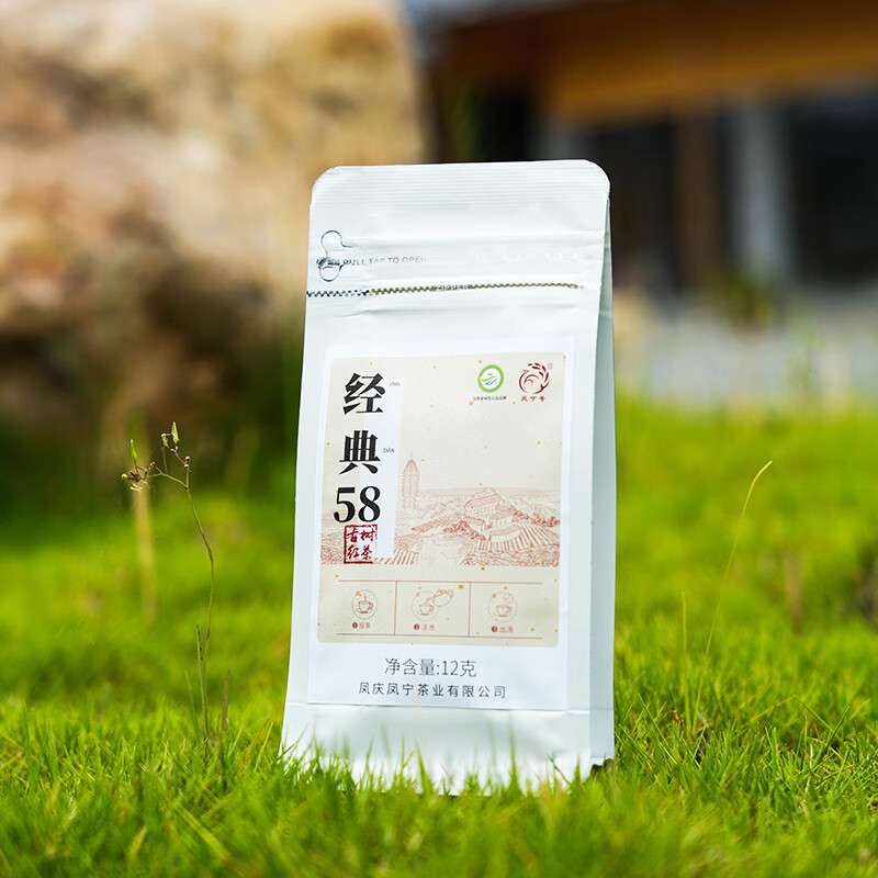凤宁号红茶滇红试饮装试喝茶样云南凤庆滇红茶便携独立小包口粮茶自己喝 经典58试饮袋装12g