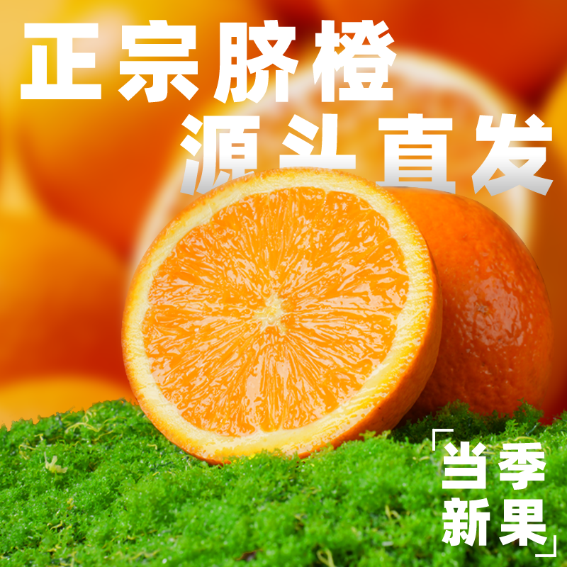 青馋猫江西赣南脐橙赣州脐橙手剥甜橙新鲜水果当季现摘橙子节日送礼生鲜 “橙”风破浪-净重8.5斤【果径70-80mm】带箱
